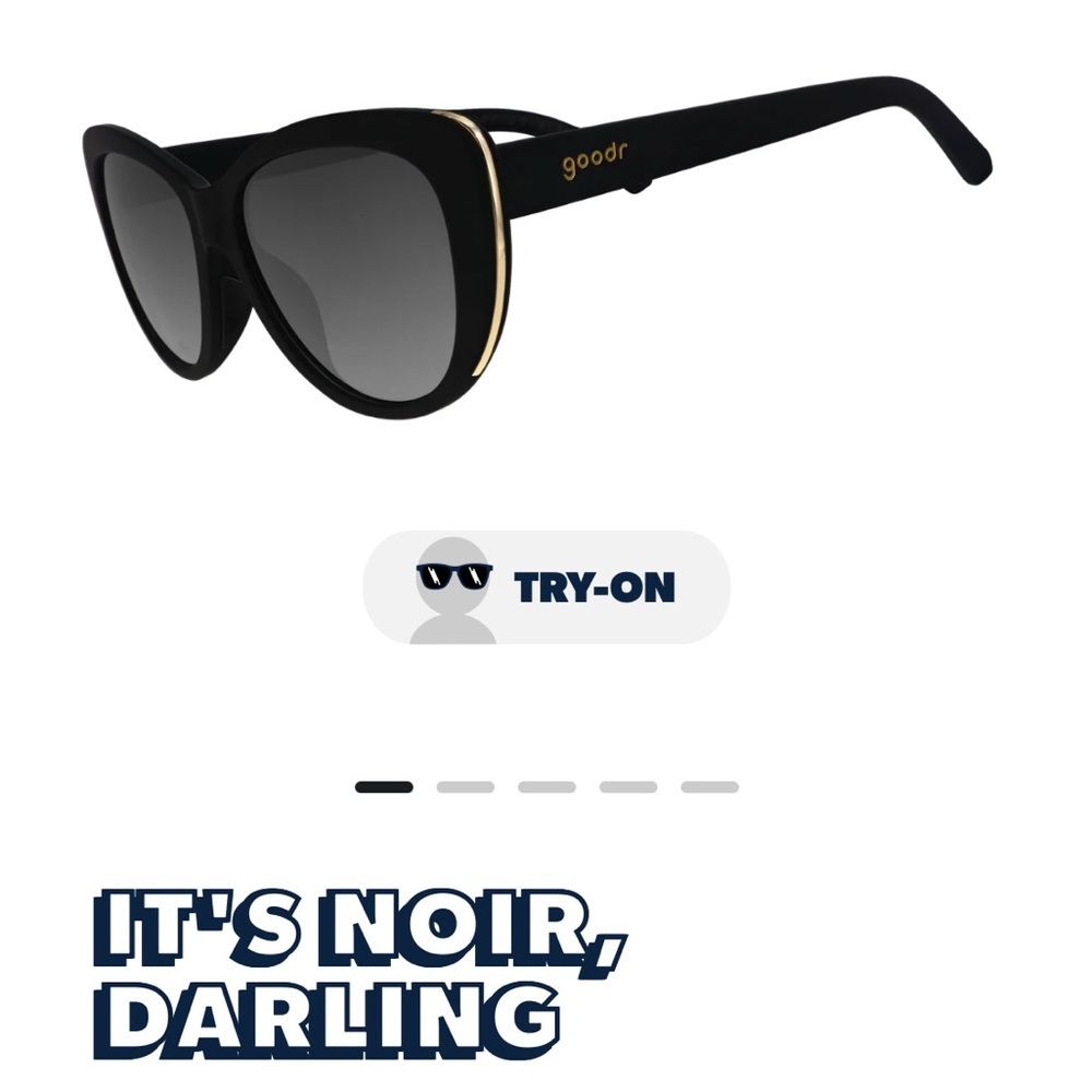 Goodr It’s Noir Darling Black Sunglasses